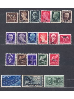 ITALY KINGDOM 1943 Military Post 20v MH*