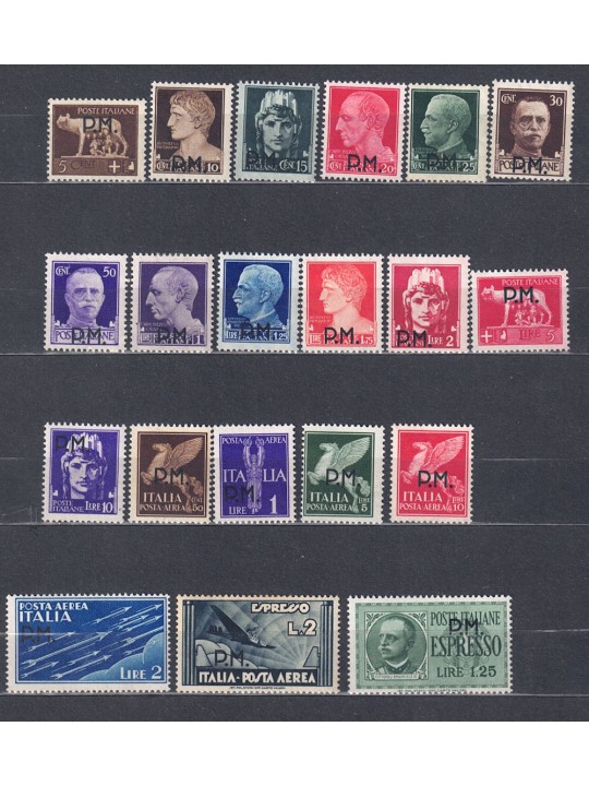 ITALIA REGNO 1943 Posta militare 20v MH*