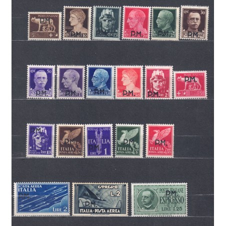 ITALIA REGNO 1943 Posta militare 20v MH*