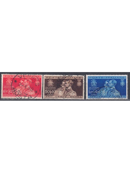 ITALY KINGDOM 1930 Wedding of Prince Umberto 3v us