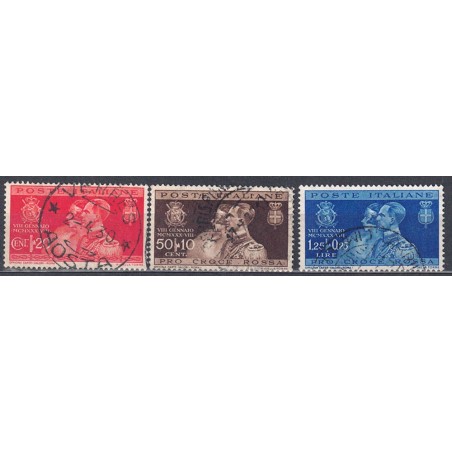ITALY KINGDOM 1930 Wedding of Prince Umberto 3v us