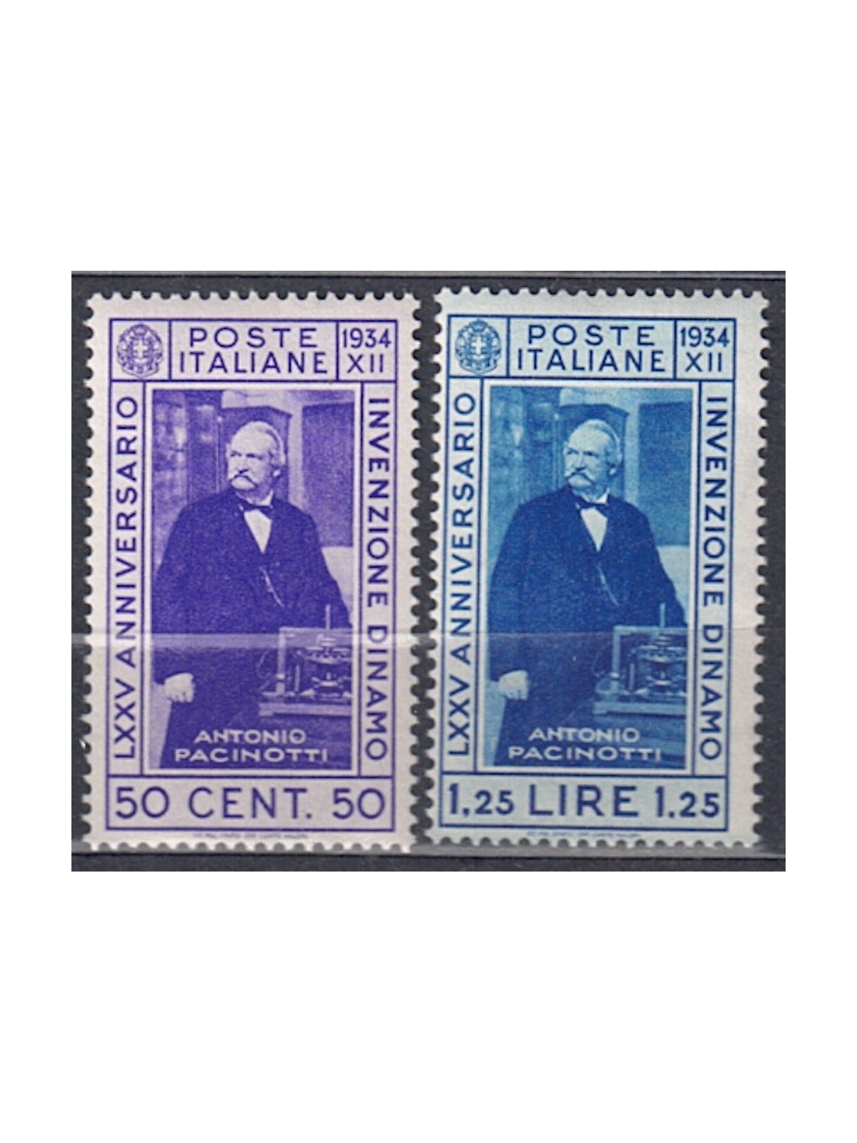 ITALY KINGDOM 1934 Invention of the dynamo 2v MNH**