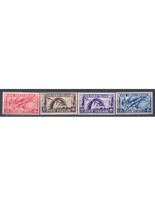 ITALIA REGNO 1936 Fiera di Milano 4v MNH**