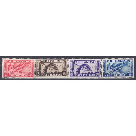ITALY KINGDOM 1936 Milan Fair 4v MNH**