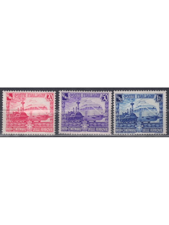 ITALIA REGNO 1939 Ferrovie italiane 3v MNH**