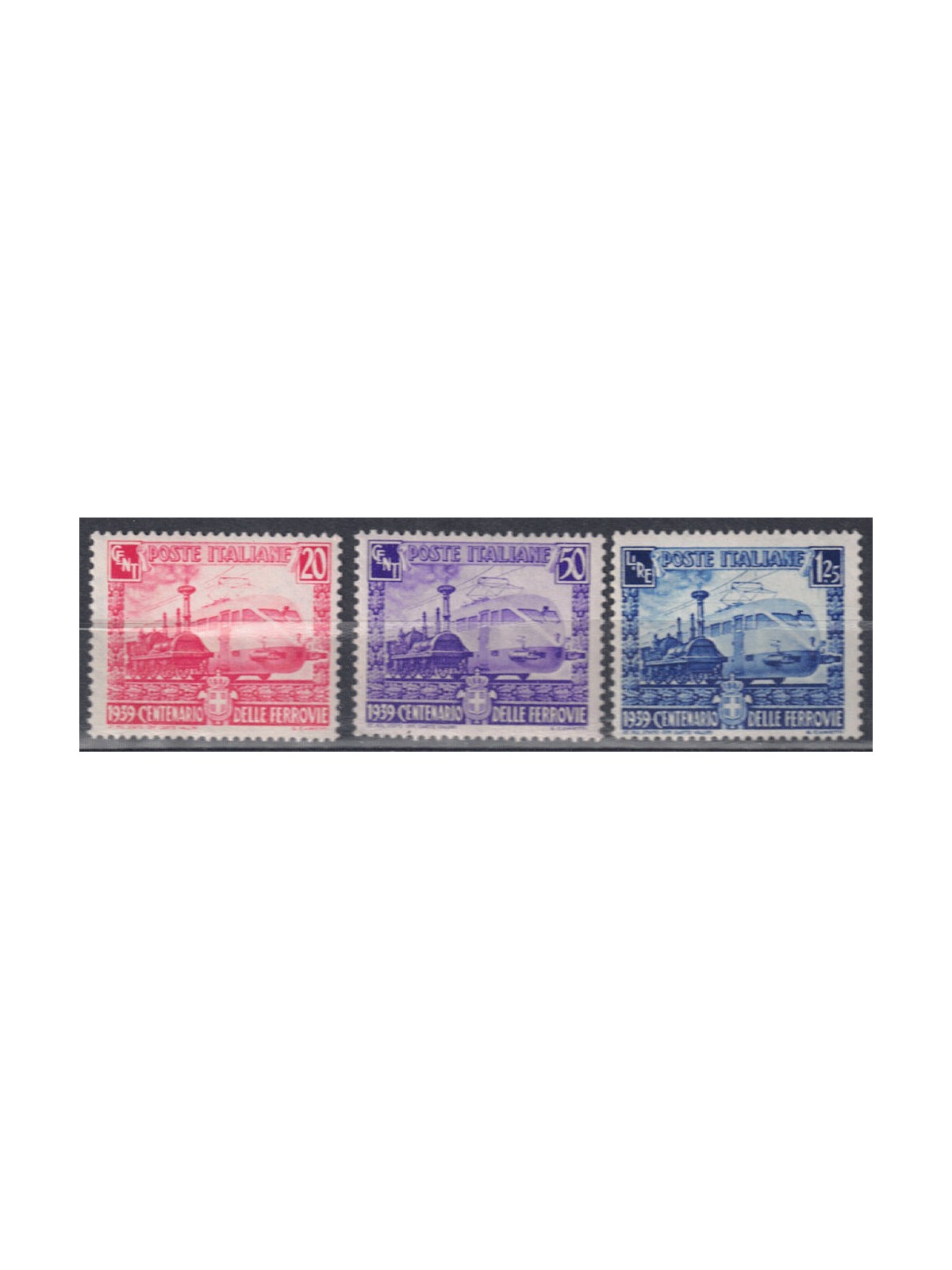 ITALIA REGNO 1939 Ferrovie italiane 3v MNH**