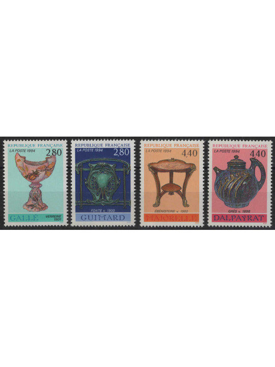 FRANCIA 1994 Arti decorative 4v MNH**