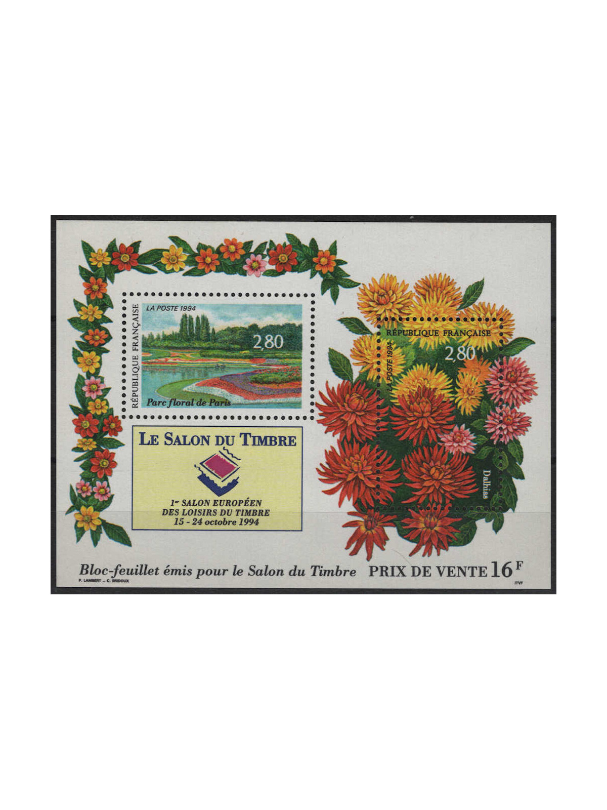 FRANCE 1994 Leisure Fair s/s MNH**