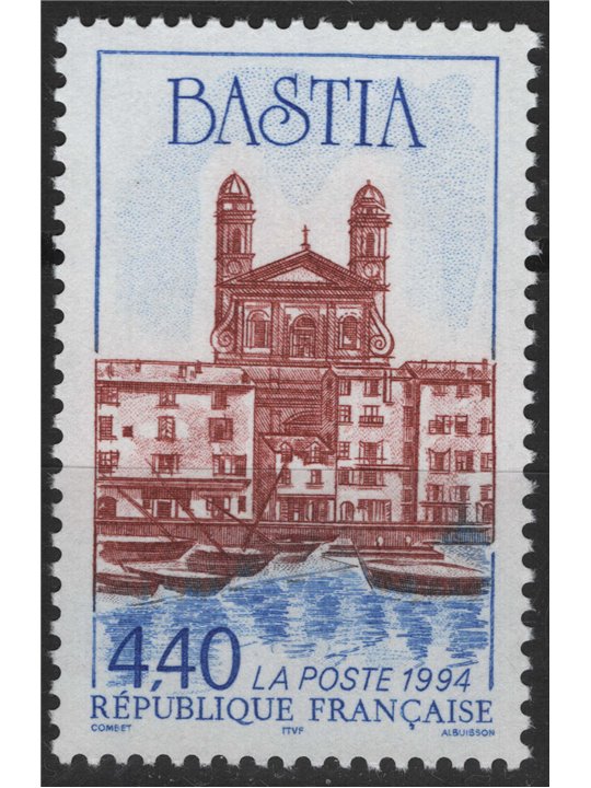 FRANCIA 1994 Serie Turistica (Bastia) MNH**