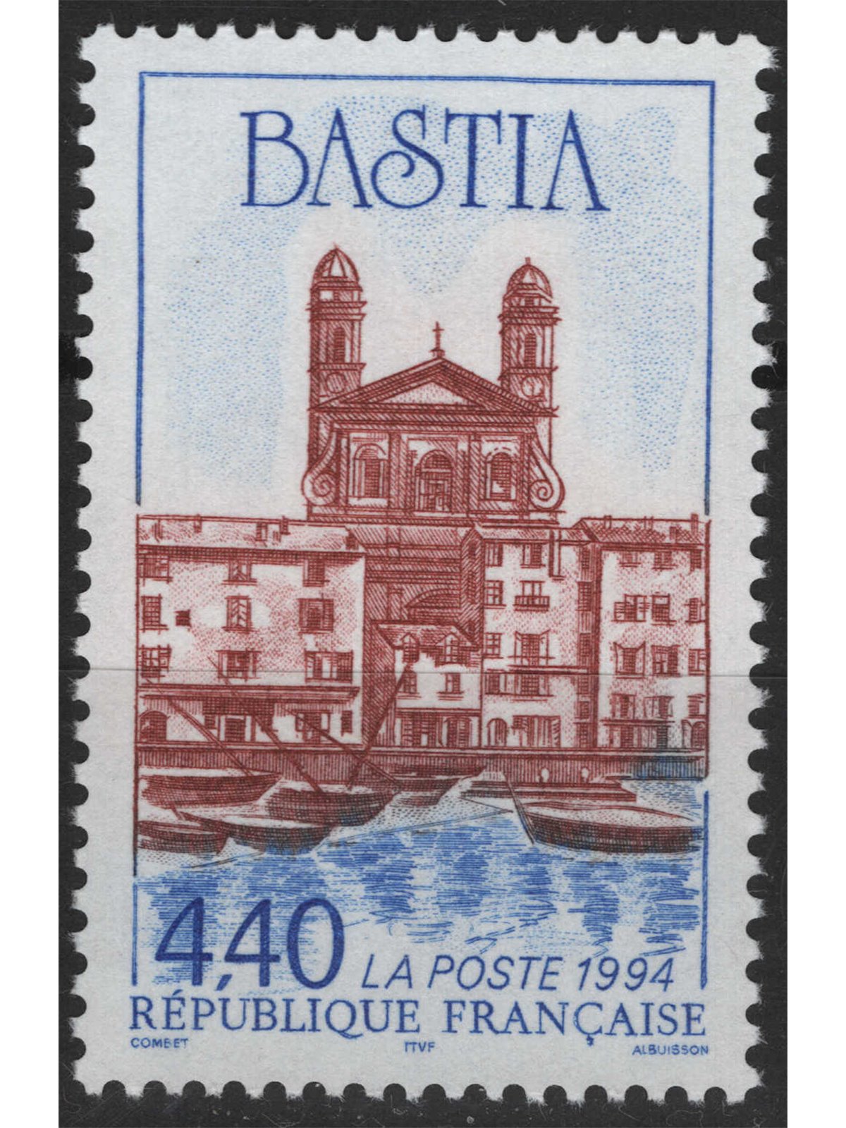 FRANCIA 1994 Serie Turistica (Bastia) MNH**