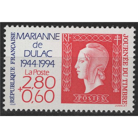 FRANCIA 1994 Anniversario della Marianna di Dulac MNH**