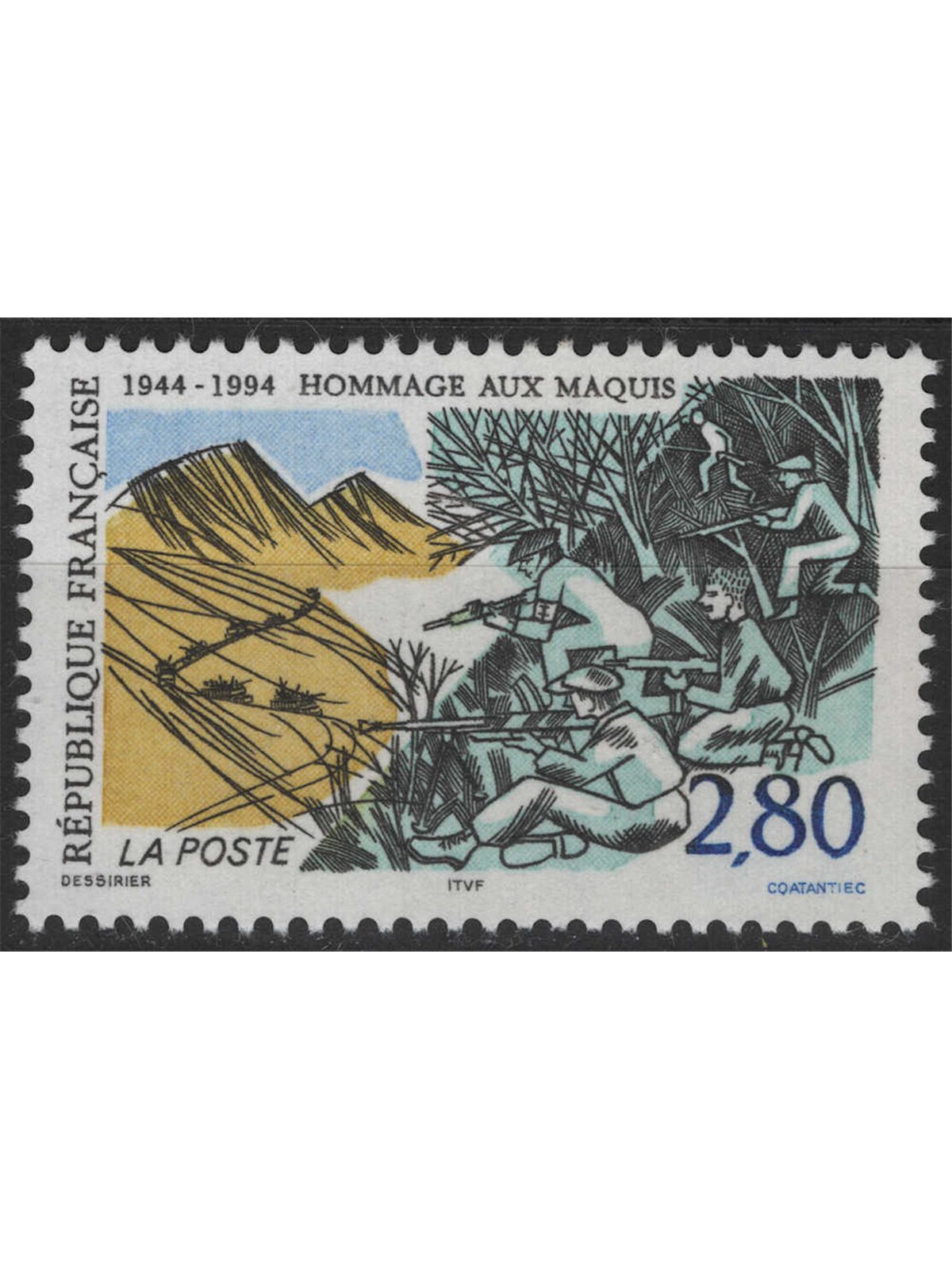 FRANCIA 1994 Omaggio alla Resistenza MNH**