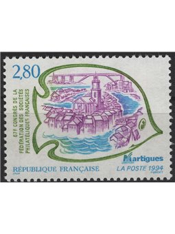 FRANCIA 1994 Società filateliche francesi MNH**