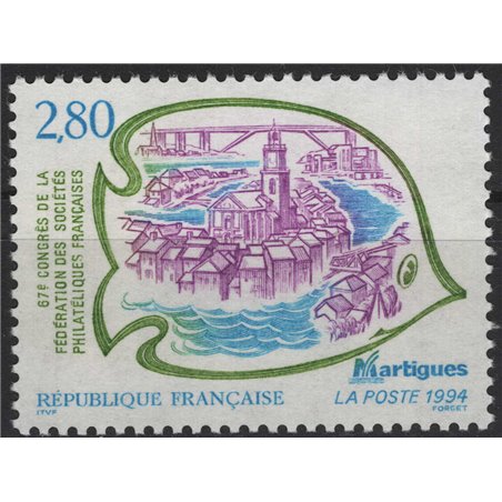 FRANCIA 1994 Società filateliche francesi MNH**