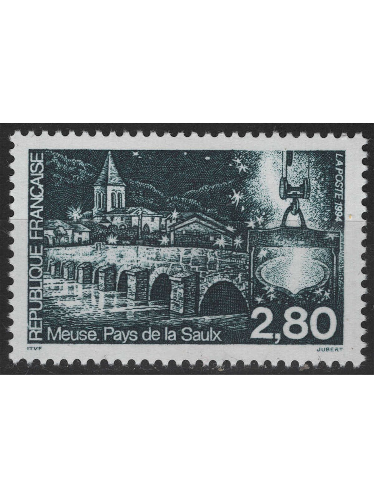 FRANCIA 1994 Serie turistica (Rupt-aux-Nonains) MNH**