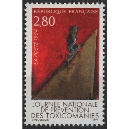 FRANCIA 1994 Giornata per la prevenzione delle tossicomanie MNH**