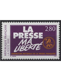FRANCIA 1994 Federazione nazionale Stampa francese MNH**