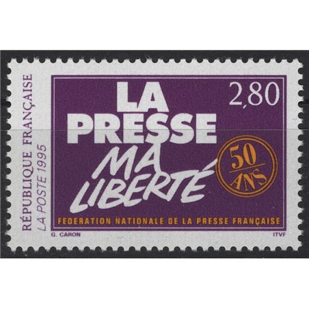 FRANCIA 1994 Federazione nazionale Stampa francese MNH**