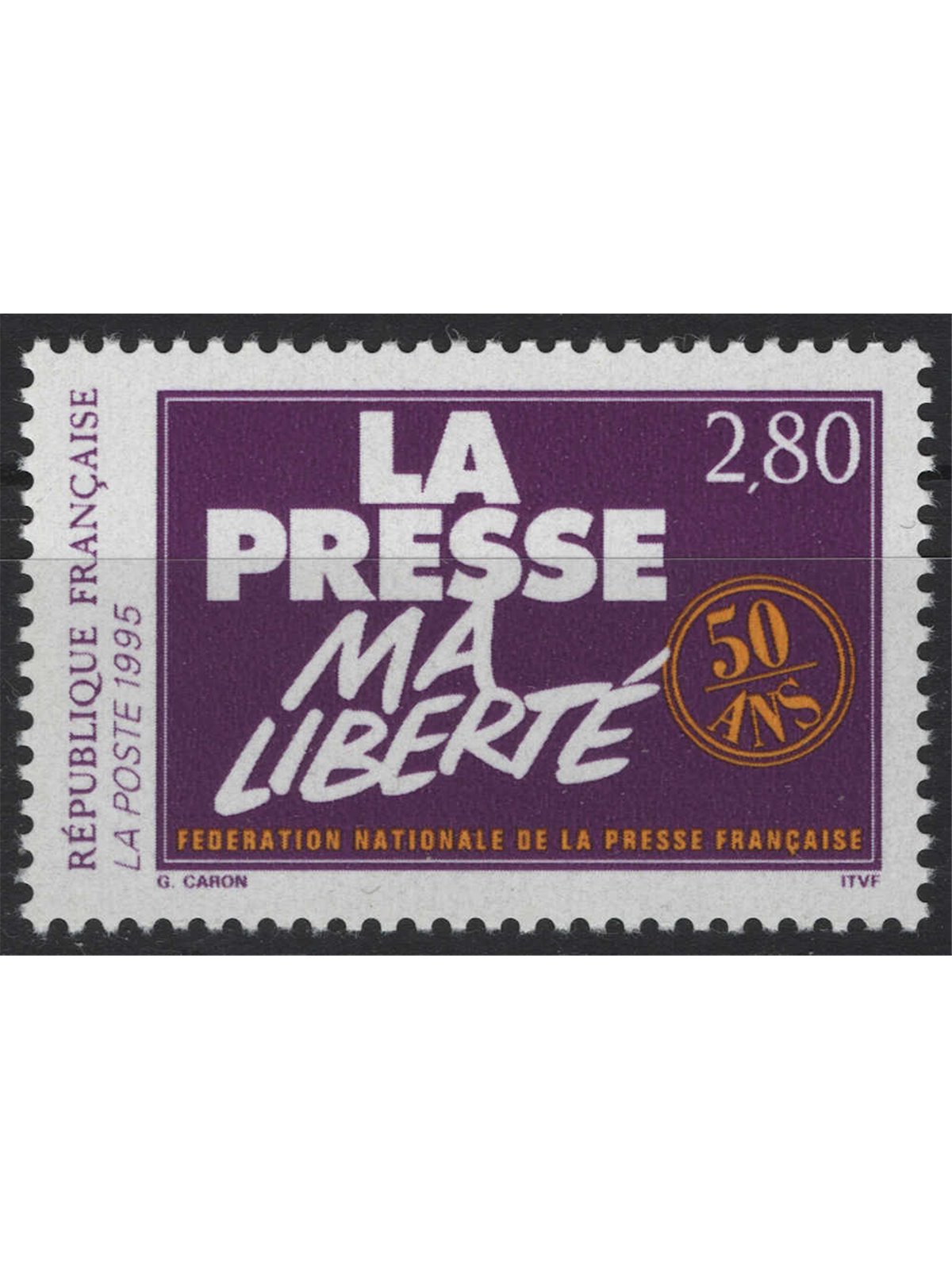 FRANCIA 1994 Federazione nazionale Stampa francese MNH**