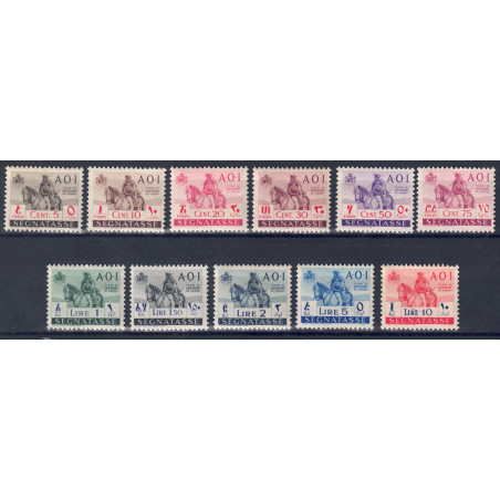 AFRICA ORIENTALE ITALIANA 1942 Segnatasse 11v MNH**
