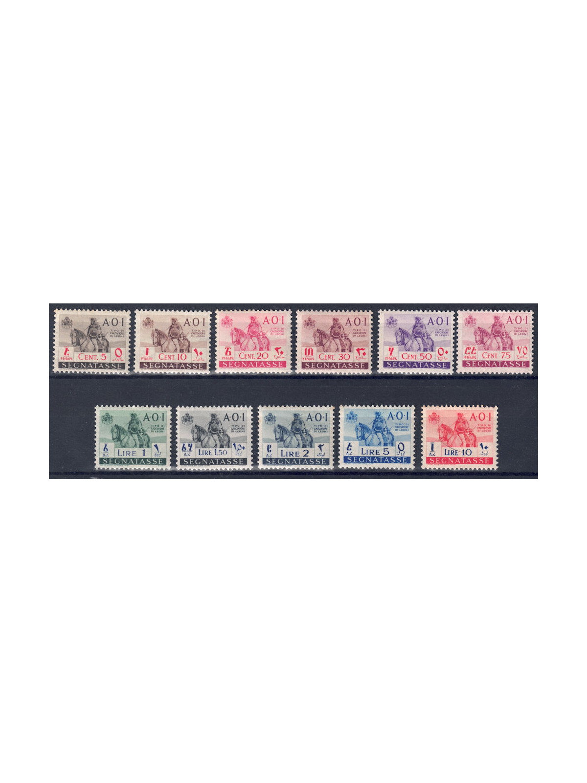 AFRICA ORIENTALE ITALIANA 1942 Segnatasse 11v MNH**