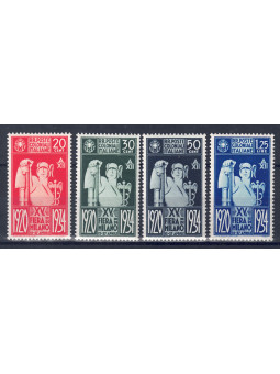 COLONIE EMISSIONI GENERALI 1934 Fiera di Milano 4v MNH**