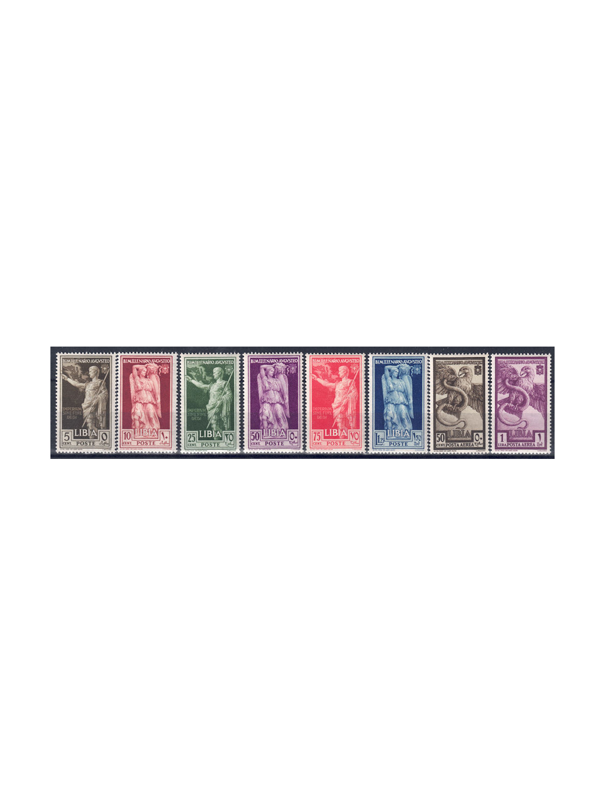 copy of LIBYA 1938 August 6v MNH**