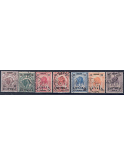 ERITREA 1922 Somalia stamps overprinted 7v us