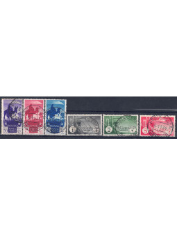 CIRENAICA 1932 Serie pittorica (posta aerea) 6v us