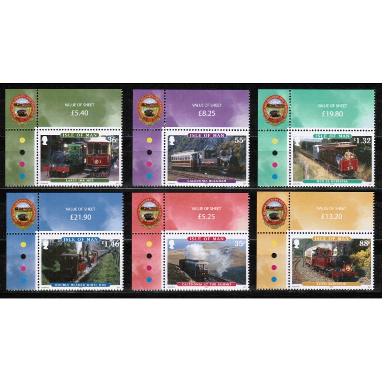 MAN 2010 Local railways, locomotives 6v MNH**