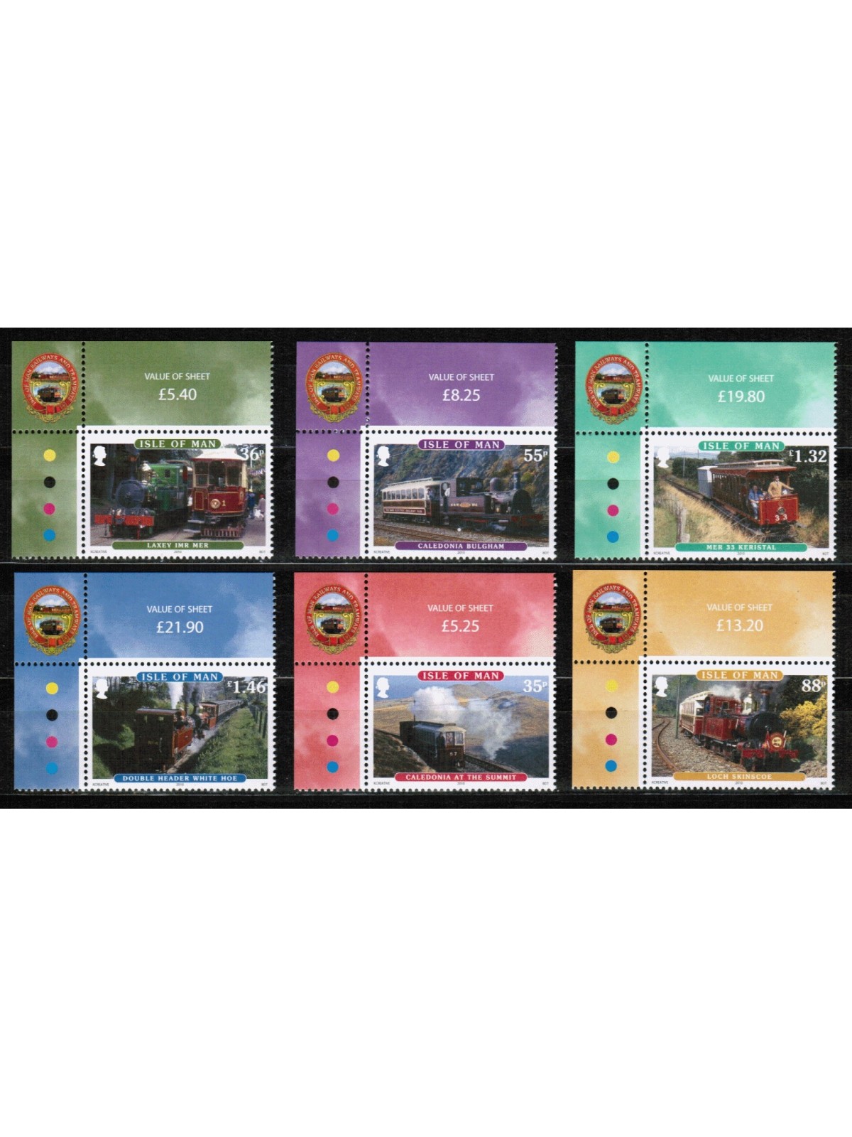 MAN 2010 Local railways, locomotives 6v MNH**