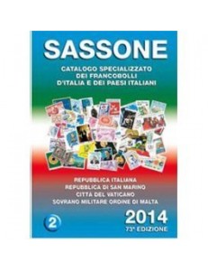 CATALOGO SASSONE 2014 vol 2 Repubblica-Vaticano-San Marino-SMOM (PREVENDITA)