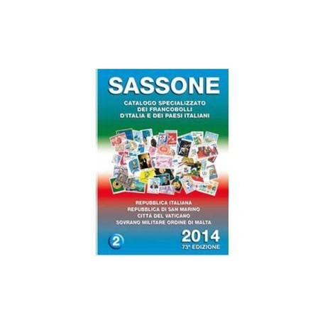 CATALOGO SASSONE 2014 vol 2 Repubblica-Vaticano-San Marino-SMOM (PREVENDITA)