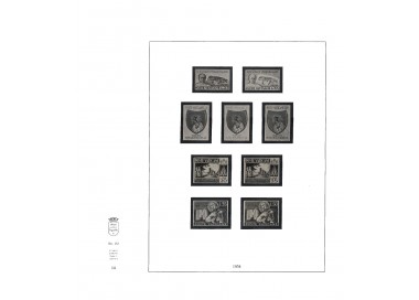 VATICAN 1968 Lindner album sheets for single us