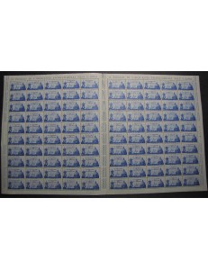ITALY 1959 Lateran Pacts double sheet complete MNH**