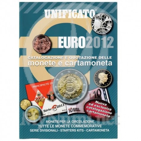 CATALOGO UNIFICATO EURO 2012 Monete e Cartamoneta
