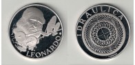 LEONARDO DA VINCI Idraulica, Ruota idraulica, Medaglia d'argento