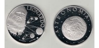 LEONARDO DA VINCI Astronomia, Eclissi, Medaglia d'argento