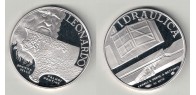LEONARDO DA VINCI Idraulica, Paludi Pontine, Medaglia d'argento