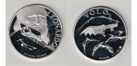 LEONARDO DA VINCI Volo, Macchina volante, Medaglia d'argento