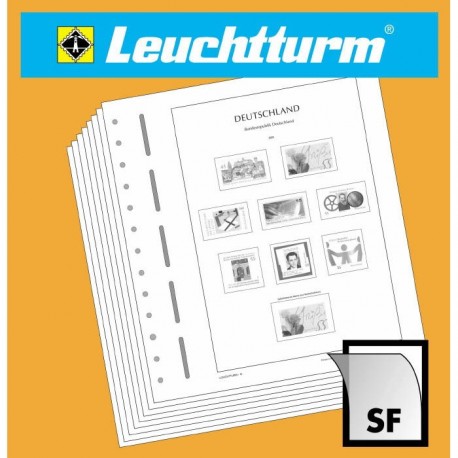 SAN MARINO 1996 Leuchtturm album sheets with double pockets for single us