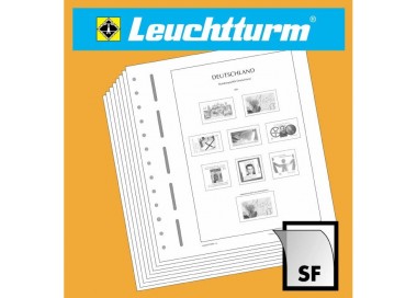 SAN MARINO 2004 Leuchtturm album sheets with double pockets for single us