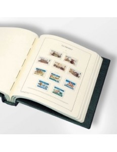 LEUCHTTURM Complete album of sheets with pockets from 1861 to 1959 used