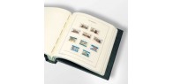 LEUCHTTURM Complete album of sheets with pockets from 1861 to 1959 used