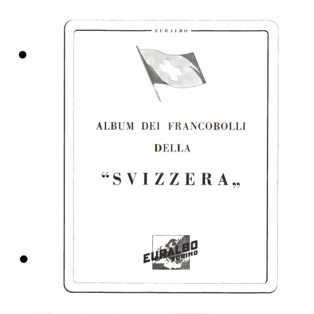 SVIZZERA 1967-76 Fogli d'album Euralbo per singoli