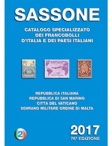 CATALOGO SASSONE 2017 vol 2 Italia-San Marino-Vaticano-Smom