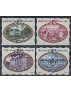 LIECHTENSTEIN 1977 Castelli 4v MNH**