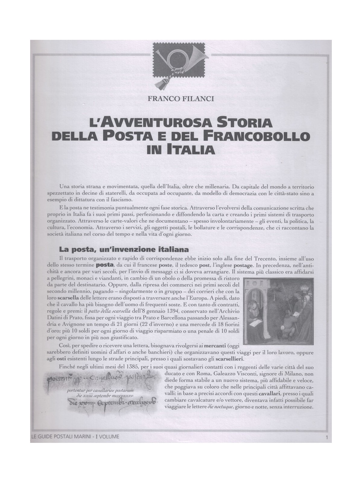 Guida Postale Marini - Tomo 1 Italia