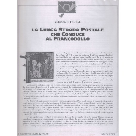 Guida Postale Marini - Tomo 4 La posta antica