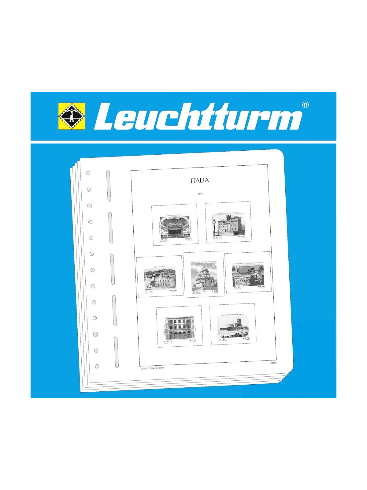 ITALY 2005-2013 Leuchtturm album sheets with double pockets us